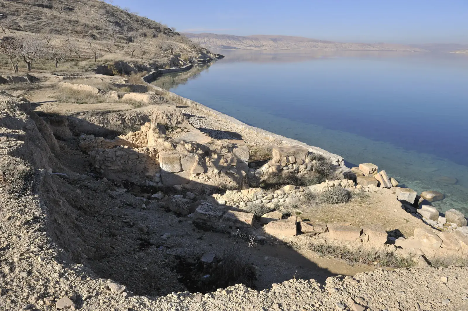 L'Euphrate sur le site antique de Zeugma, près de Gaziantep